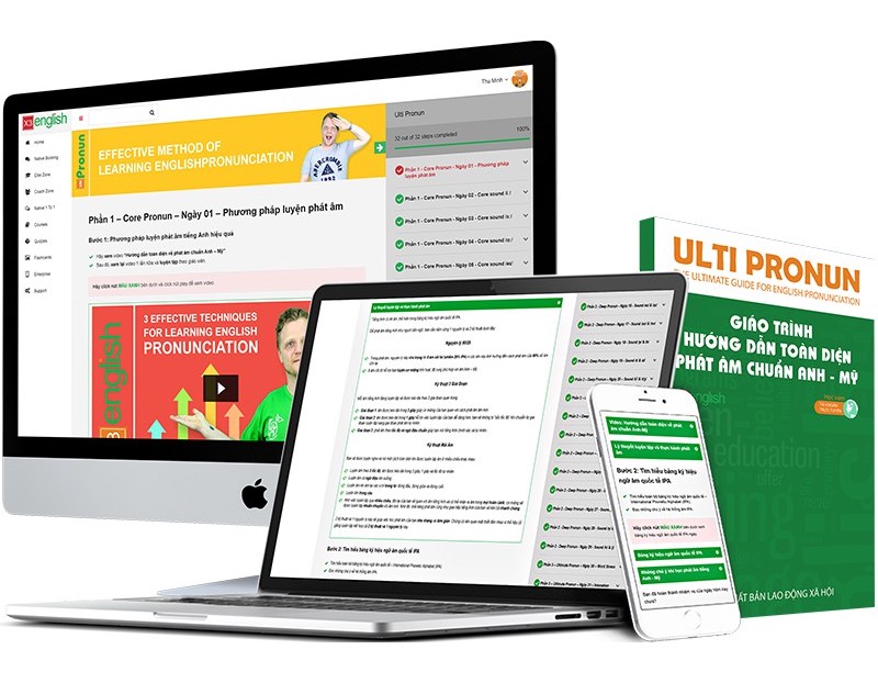 Trang web phát âm tiếng anh Ulti Pronun