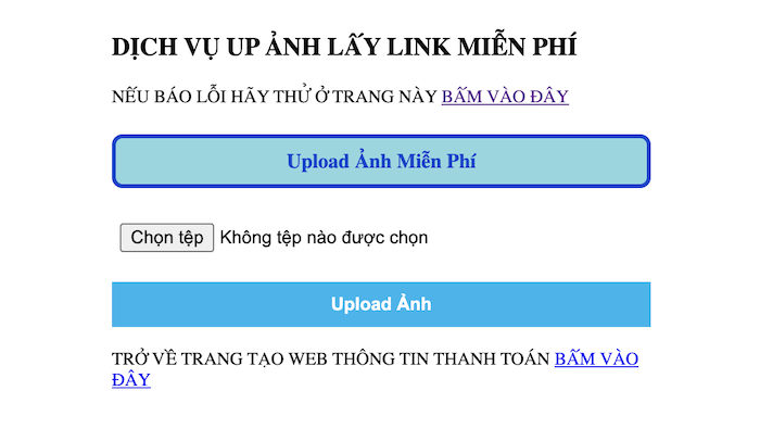 Website up ảnh lấy link doithe1s