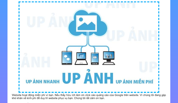 Trang web up ảnh lấy link Upanh