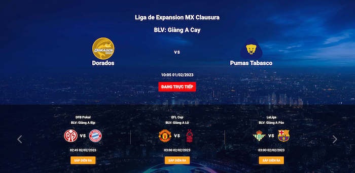 Trang web xem bóng đá live.cakhia26.tv