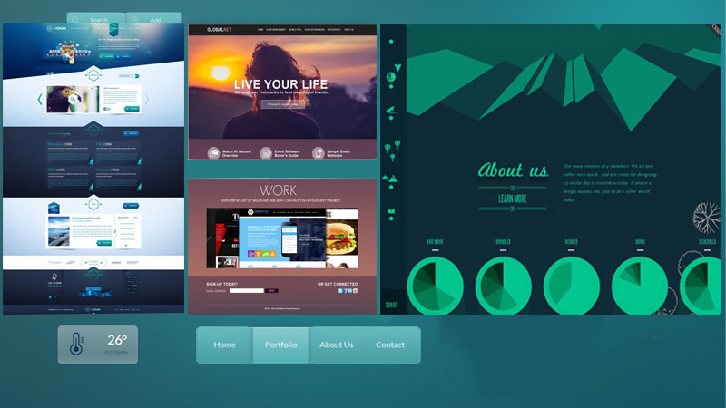 Giao diện có chiều sâu