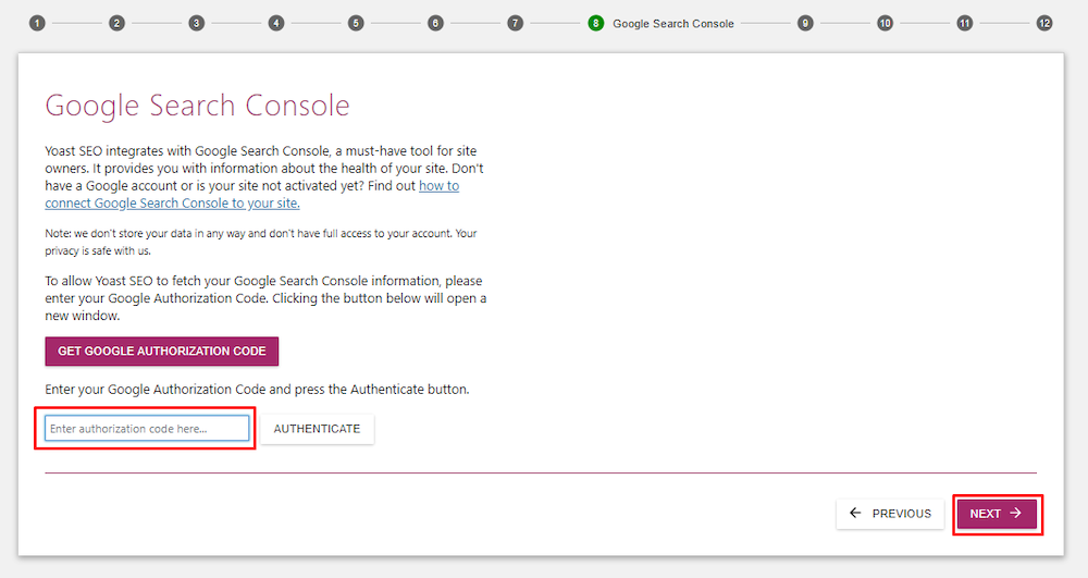 Cài đặt Google Search Console