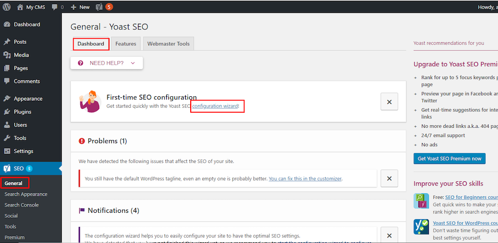 Cách cài đặt cấu hình yoast SEO