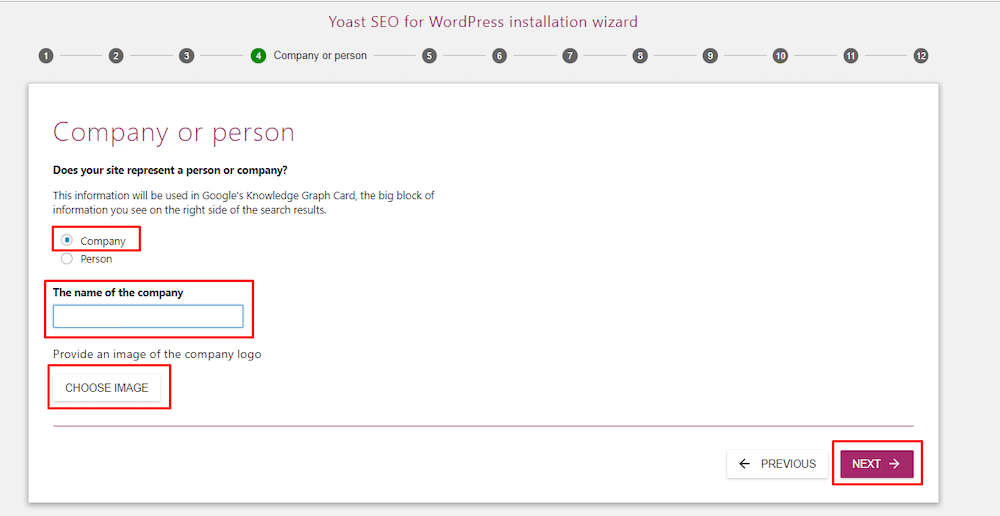 Cài đặt Site Type
