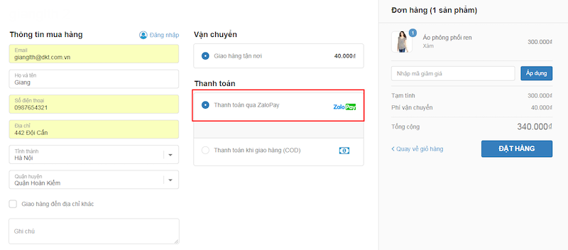 zalo-pay-la-gi-5 Cách thanh toán bằng Zalopay